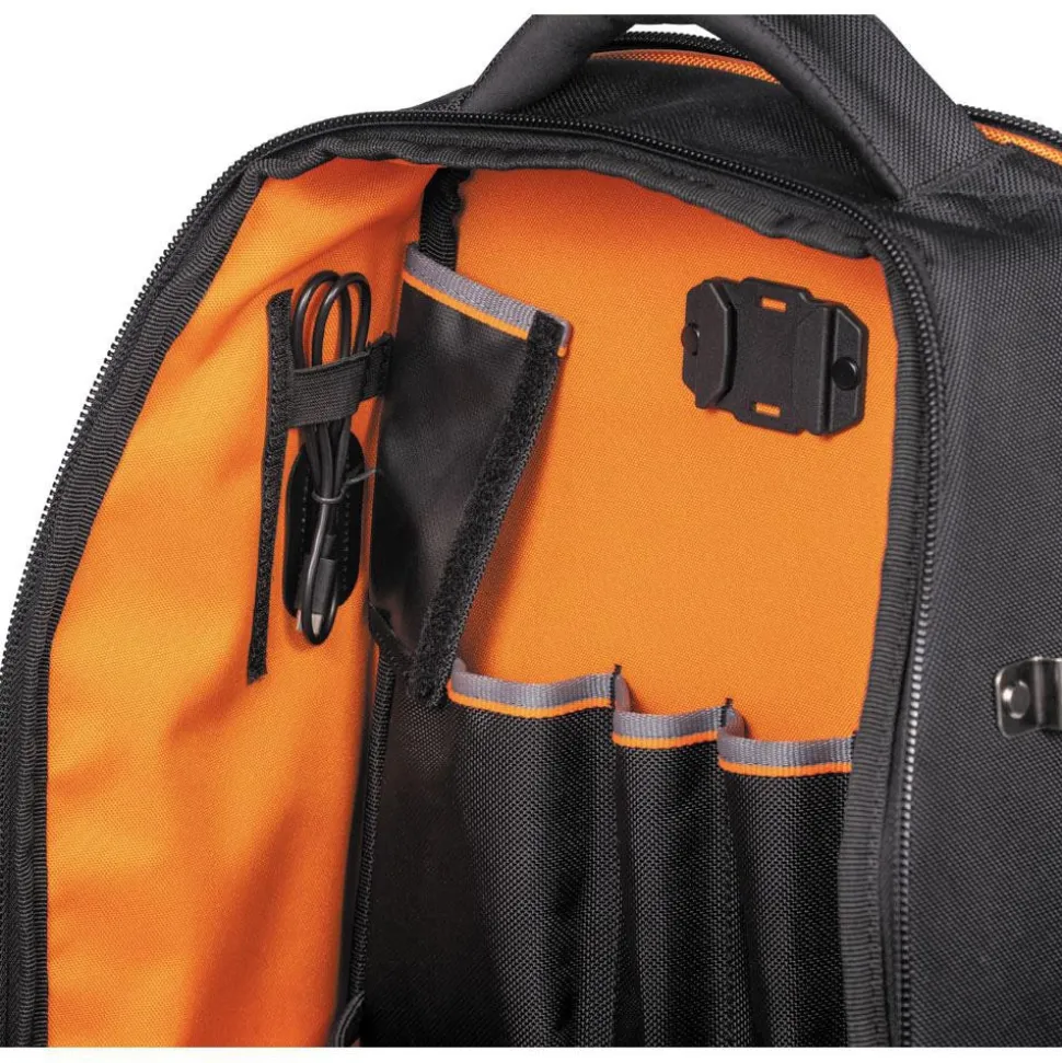 Backpack: 28 Pocket, 11" Wide, 14-3/4" Deep, 20" High