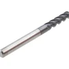 Ball End Mill: 1/8" Dia, 1/2" LOC, 4 Flute, Solid Carbide