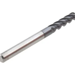 Ball End Mill: 1/8" Dia, 1/2" LOC, 4 Flute, Solid Carbide