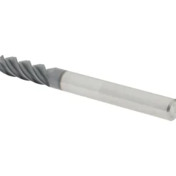 Ball End Mill: 3/16" Dia, 5/8" LOC, 4 Flute, Solid Carbide