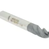 Ball End Mill: 1/4" Dia, 3/8" LOC, 4 Flute, Solid Carbide