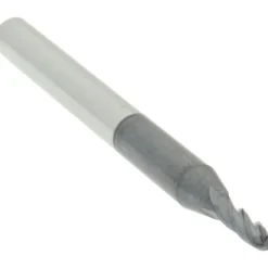 Ball End Mill: 1/16" Dia, 3/16" LOC, 4 Flute, Solid Carbide