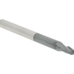 Ball End Mill: 3/32" Dia, 3/16" LOC, 4 Flute, Solid Carbide