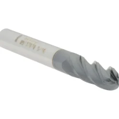 Ball End Mill: 5/16" Dia, 3/4" LOC, 4 Flute, Solid Carbide
