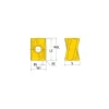 Ball End Mill Heads: Mill Diameter (mm): 16.00; Mill Diameter (Decimal Inch): 0.6299; Length of Cut (mm): 12.00