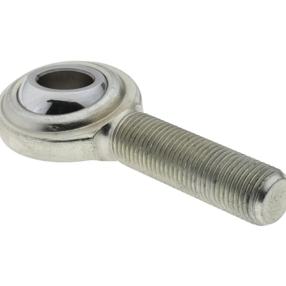 Ball Joint Linkage Spherical Rod End: 1/2-20" Shank Thread, 1/2" Rod ID, 1-5/16" Rod OD, 1-1/2" Shank Length, 8,386 lb Static Load Capacity