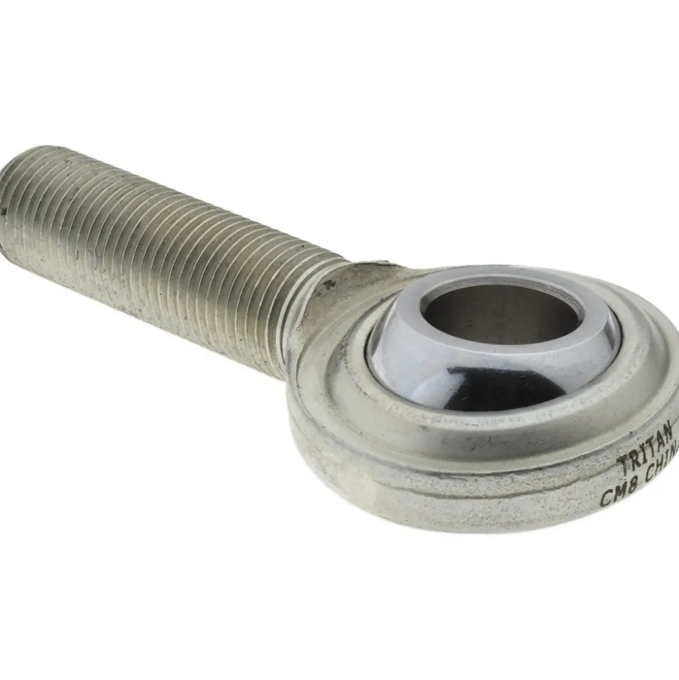 Ball Joint Linkage Spherical Rod End: 1/2-20" Shank Thread, 1/2" Rod ID, 1-5/16" Rod OD, 1-1/2" Shank Length, 8,386 lb Static Load Capacity