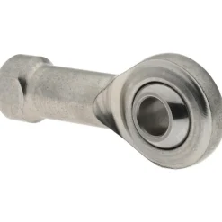 Ball Joint Linkage Spherical Rod End: 1/4-28" Shank Thread, 1/4" Rod ID, 3/4" Rod OD, 0.468" Shank Dia, 0.687" Shank Length, 1,380 lb Static Load Capacity