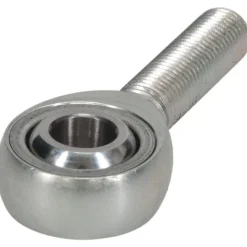 Ball Joint Linkage Spherical Rod End: 3/8-24" Shank Thread, 3/8" Rod ID, 1" Rod OD, 1-1/4" Shank Length, 9,550 lb Static Load Capacity