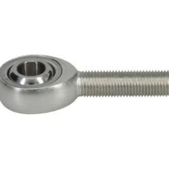 Ball Joint Linkage Spherical Rod End: 3/8-24" Shank Thread, 3/8" Rod ID, 1" Rod OD, 1-1/4" Shank Length, 9,550 lb Static Load Capacity