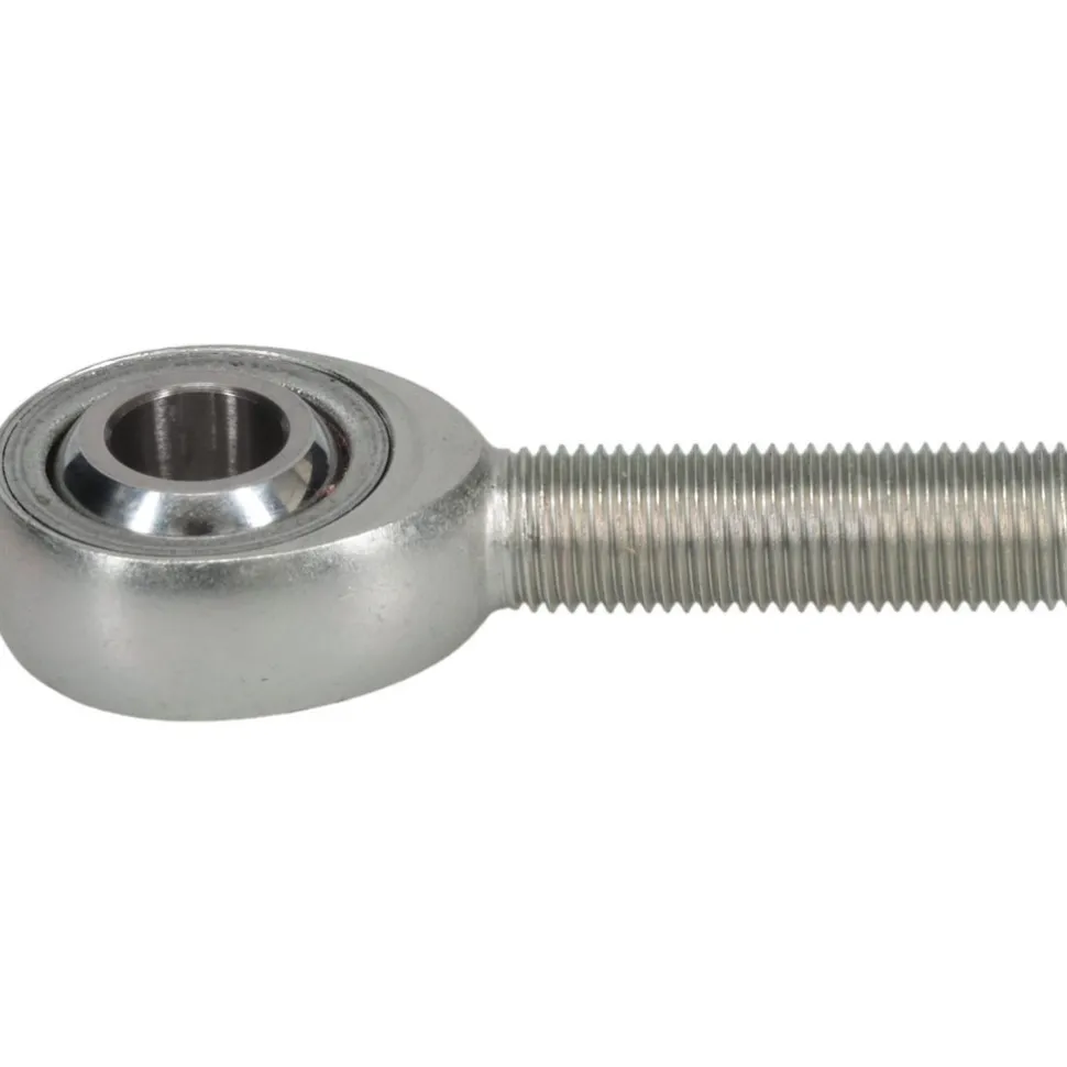 Ball Joint Linkage Spherical Rod End: 3/8-24" Shank Thread, 3/8" Rod ID, 1" Rod OD, 1-1/4" Shank Length, 9,550 lb Static Load Capacity