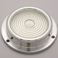 2-3/4" Base Dia x 0.69" Overall Height, 7 Circles, Brass Bull's Eye Circular Level