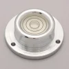 1-3/4" Base Dia x 0.63" Overall Height, 3 Circles, Brass Bull's Eye Circular Level