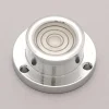 1" Base Dia x 0.44" Overall Height, 3 Circles, Brass Bull's Eye Circular Level
