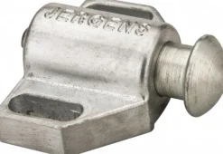 1-1/2" Base Width, 3/16" Stroke Len, 9/16" Stop Head OD, 1-1/8" Btw Mt Hole Ctrs, 7/8" Btw Mt Hole & Edge, Round Spring Locating Stop