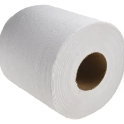 Bathroom Tissue: Standard Roll, Recycled Fiber, 2-Ply, White