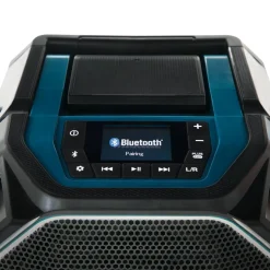 Battery Charger, Bluetooth Speaker, Compact & Cordless, LCD