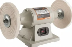 Bench Buffer: 8" Wheel Dia, 5/8" Arbor Hole Dia