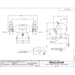 Bench Grinder: 7" Wheel Dia, 5/8" Arbor Hole Dia