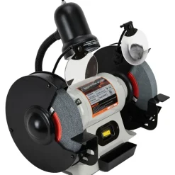 Bench Grinder: 8" Wheel Dia, 5/8" Arbor Hole Dia