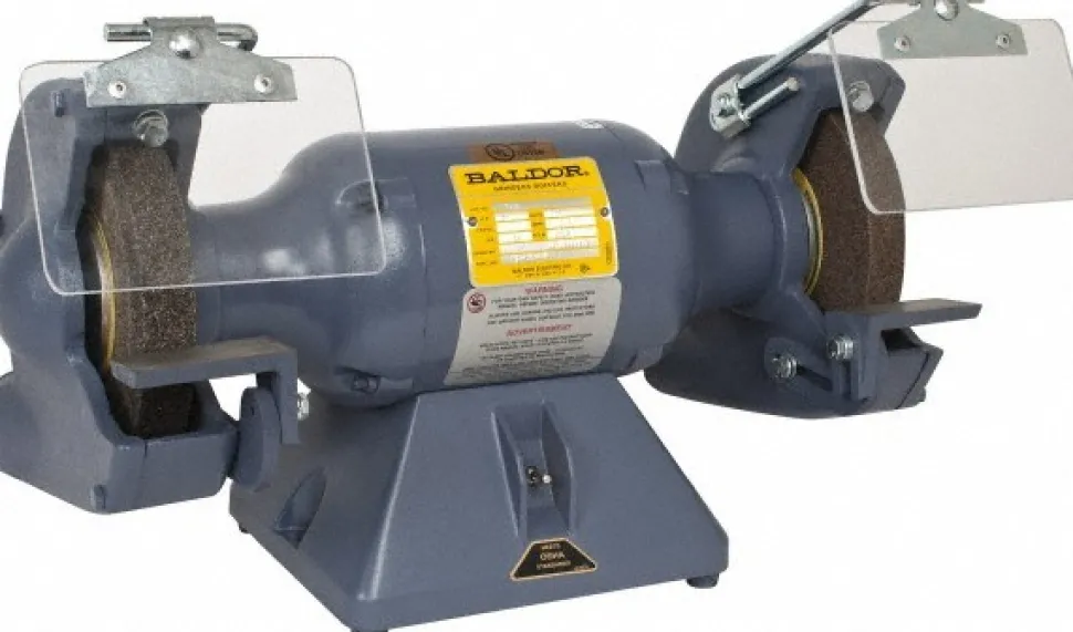 Bench Grinder: 7" Wheel Dia, 5/8" Arbor Hole Dia