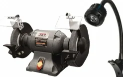 Bench Grinder: 10" Wheel Dia, 1" Arbor Hole Dia