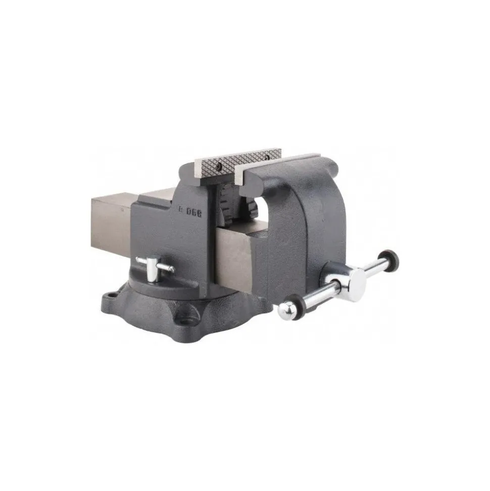 Bench & Pipe Combination Vise: 6" Jaw Width, 6 in Jaw Opening, 3-1/2 in Throat Depth