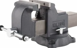 Bench & Pipe Combination Vise: 6" Jaw Width, 6 in Jaw Opening, 3-1/2 in Throat Depth