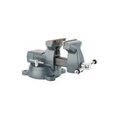 Bench & Pipe Combination Vise: 6" Jaw Width, 5-3/4 in Jaw Opening, 4-1/8 in Throat Depth