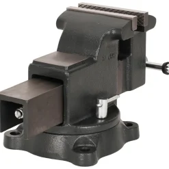 Bench & Pipe Combination Vise: 5" Jaw Width, 5 in Jaw Opening, 3 in Throat Depth