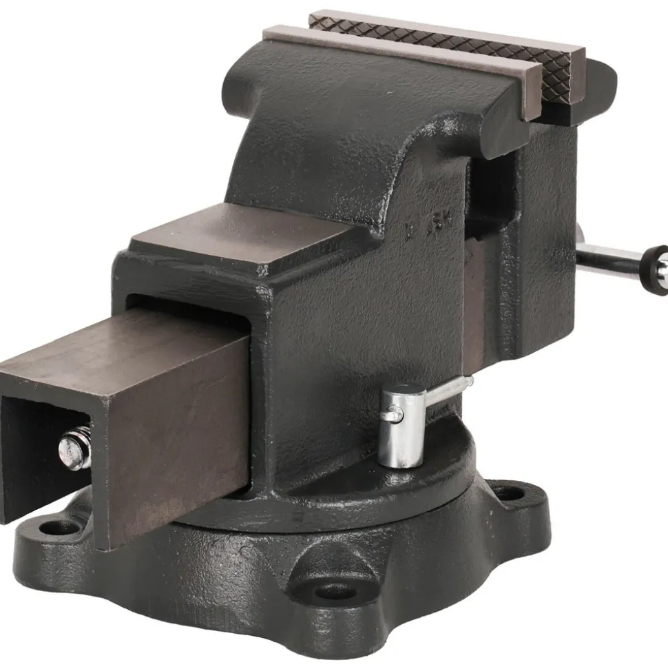 Bench & Pipe Combination Vise: 5" Jaw Width, 5 in Jaw Opening, 3 in Throat Depth