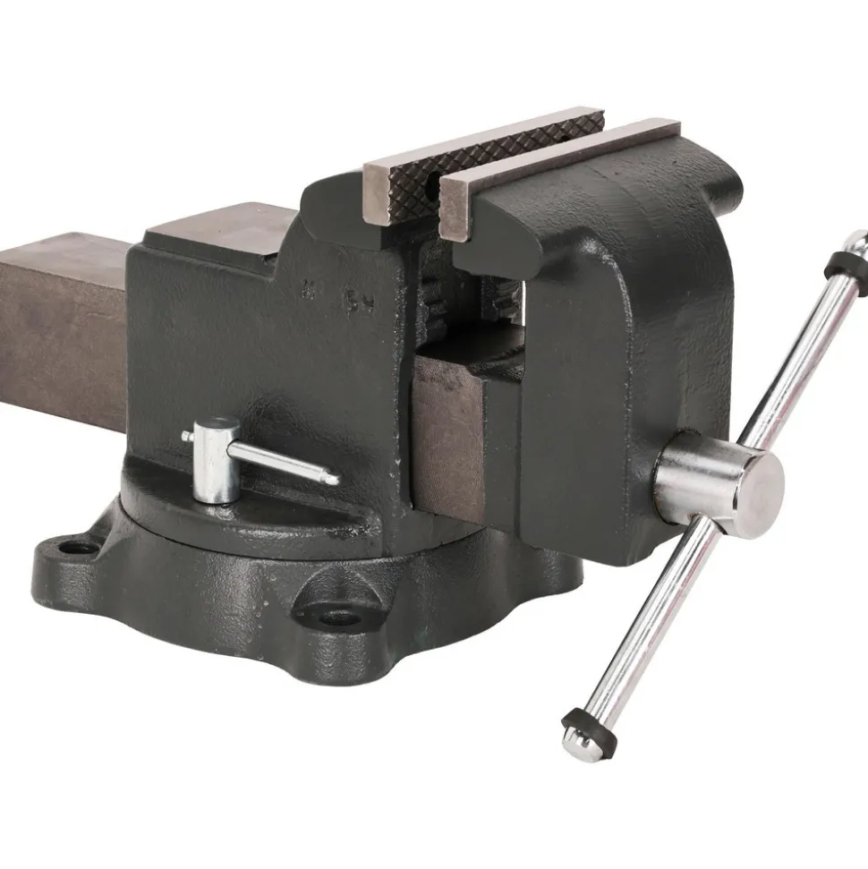 Bench & Pipe Combination Vise: 5" Jaw Width, 5 in Jaw Opening, 3 in Throat Depth