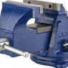 Bench Vise: 6" Jaw Width, 6" Jaw Opening, 3" Throat Depth