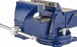 Bench Vise: 6" Jaw Width, 6" Jaw Opening, 3" Throat Depth