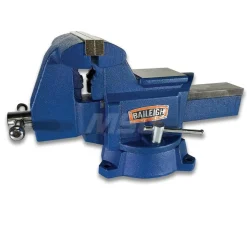 Bench Vise: 6-1/2" Jaw Width, 6-1/2 & 7" Jaw Opening, 4" Throat Depth