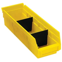 Bin Divider: Use with Quantum Storage Systems - Shelf Bin QSB101, 103 & 105, Black