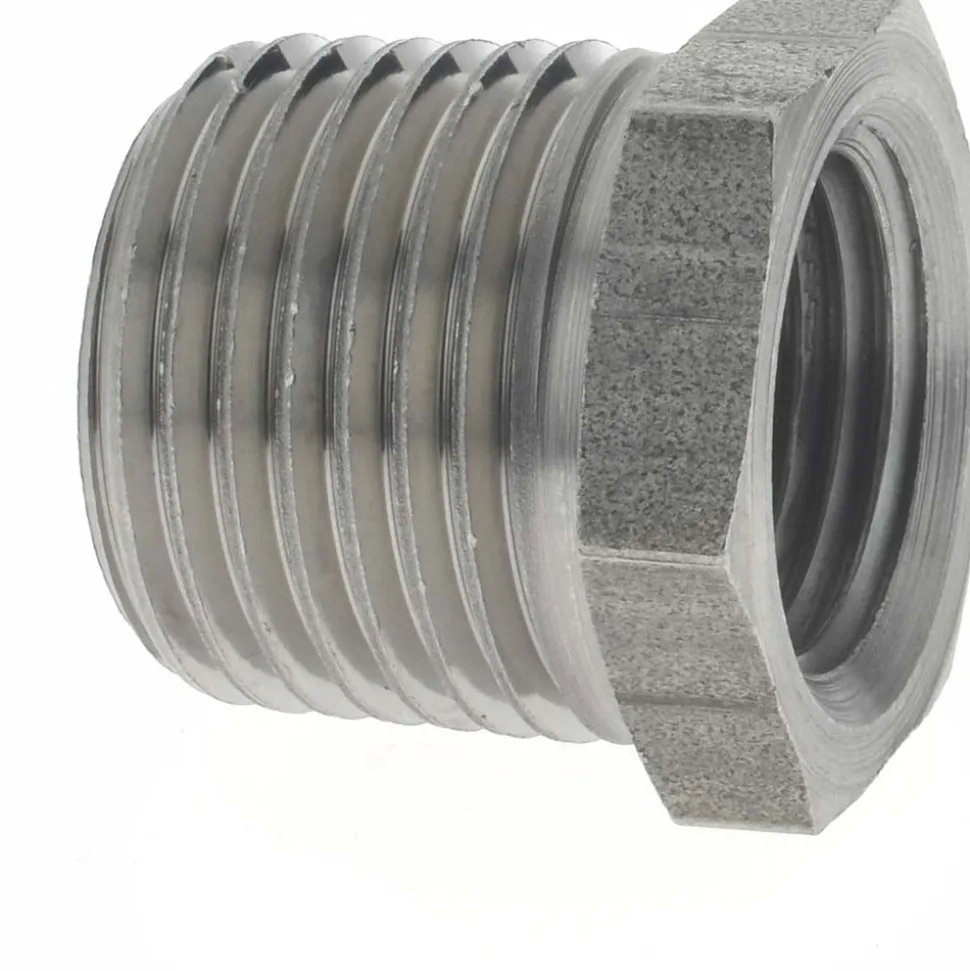 Black Bushing: 1/2 x 3/8", Threaded