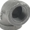 Black 90 deg Elbow: 3/4", Threaded