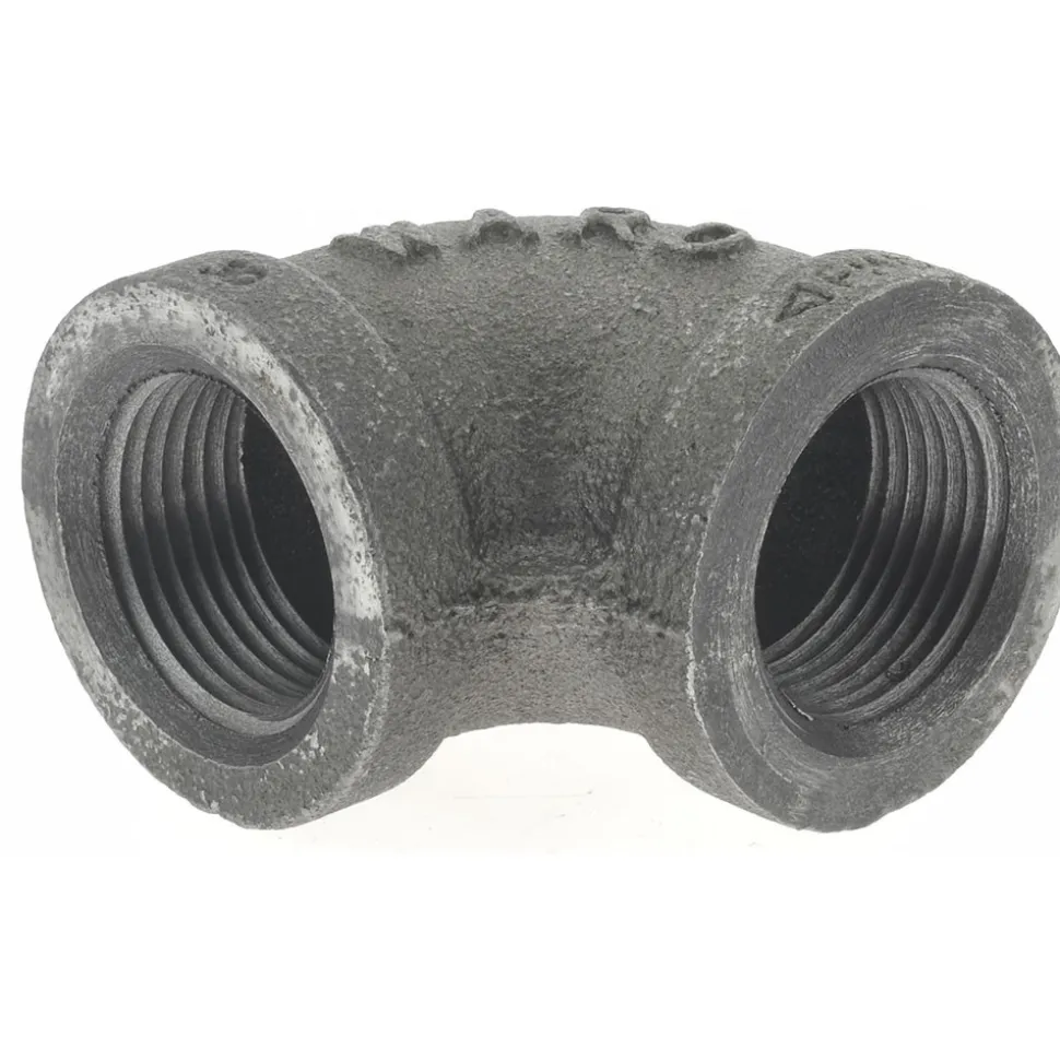 Black 90 deg Elbow: 3/4", Threaded