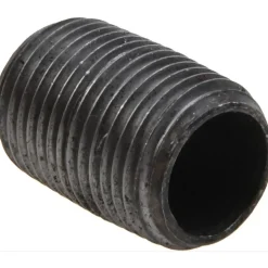 Black Pipe Nipple: 1/2