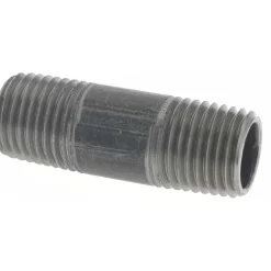 Black Pipe Nipple: 1/4" Dia x 1-1/2" Long, Schedule 40