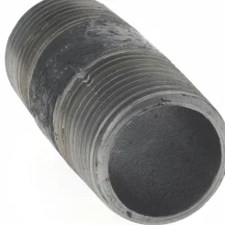 Black Pipe Nipple: 1/2