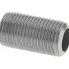 Black Pipe Nipple: 1/8" Dia x 3/4" Long, Schedule 40