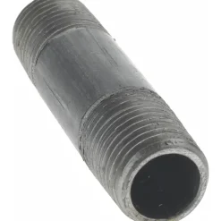 Black Pipe Nipple: 1/4