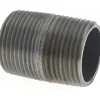 Black Pipe Nipple: 3/4" Dia x 1-3/8" Long, Schedule 40