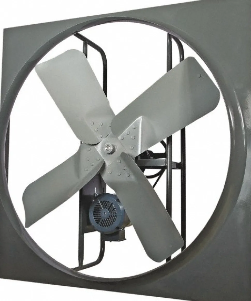 48" Blade, Belt Drive, 5 hp, 30,500 CFM, TEFC Exhaust Fan