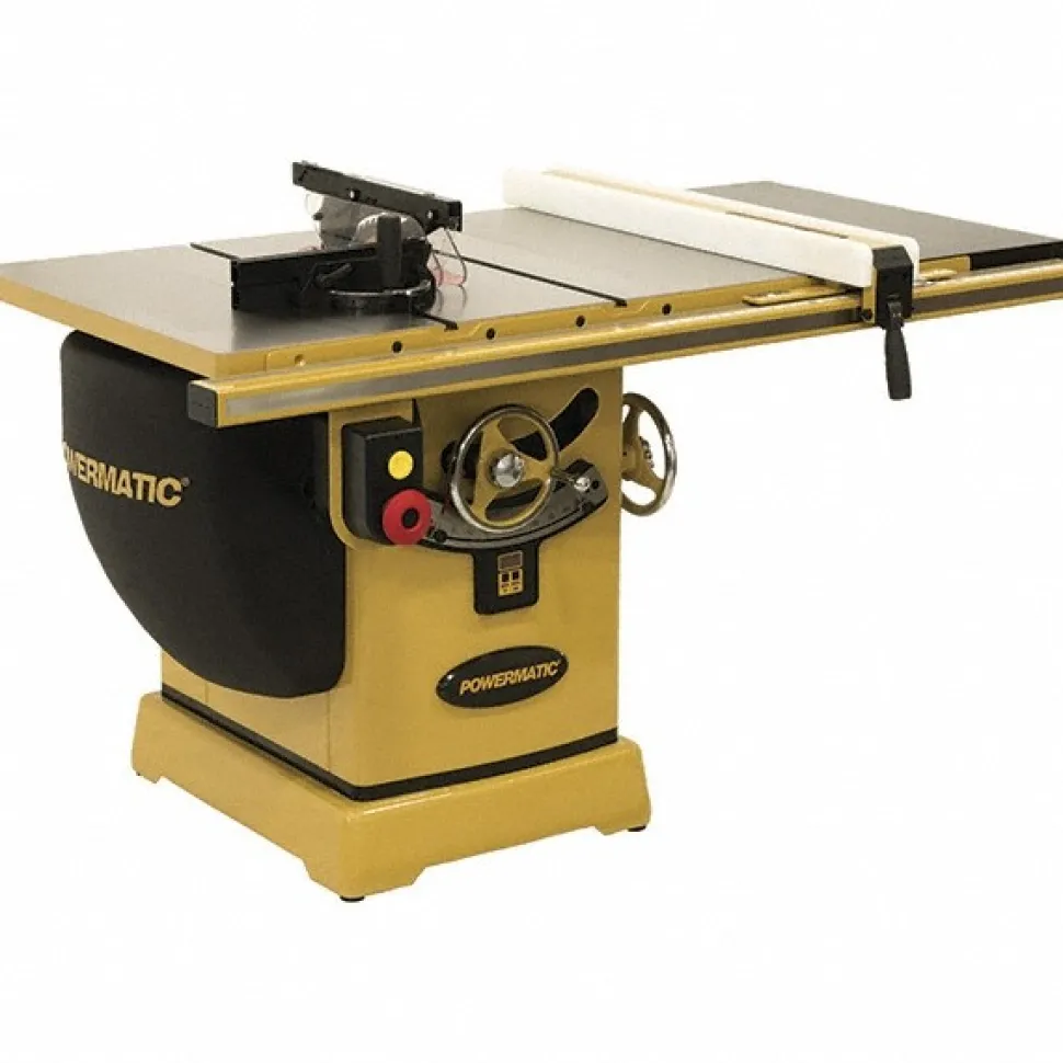 10" Blade Dia, 5/8" Arbor Dia, 3 Phase Table Saw