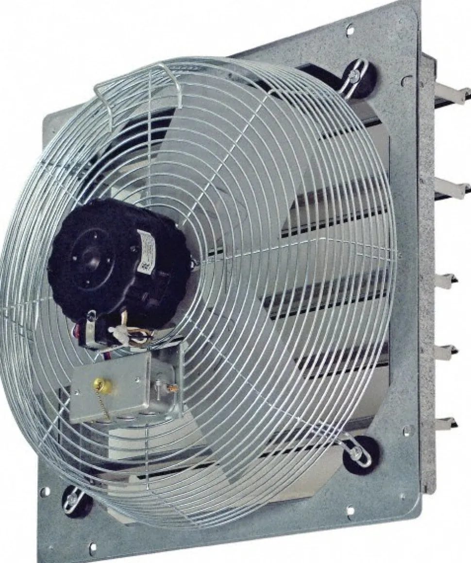12" Blade, Direct Drive, 1/12 hp, 825, 710 & 560 CFM, Totally Enclosed Exhaust Fan
