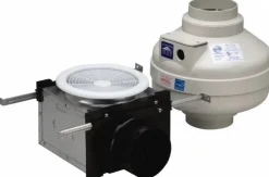 4" Blade, Direct Drive, 0.027 hp, 100 CFM, Totally Enclosed Exhaust Fan