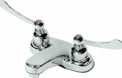 Blade Handle, Deck Plate Bathroom Faucet